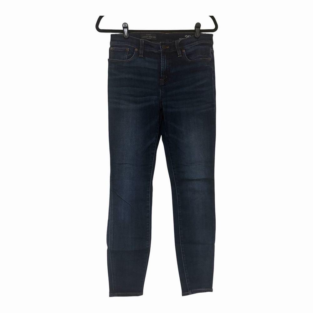 J.Crew Lookout High Rise Skinny Jeans Women 28 Blue Stretch Denim Pants Dark